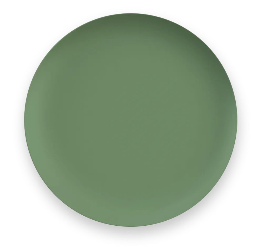 Eddingtons Mediterranean Garden Melamine Dinner Plate - Green Colour Stow Green