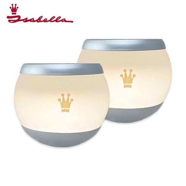 Isabella Solar-Driven Lights for Windscreens 2 Pack Isabella