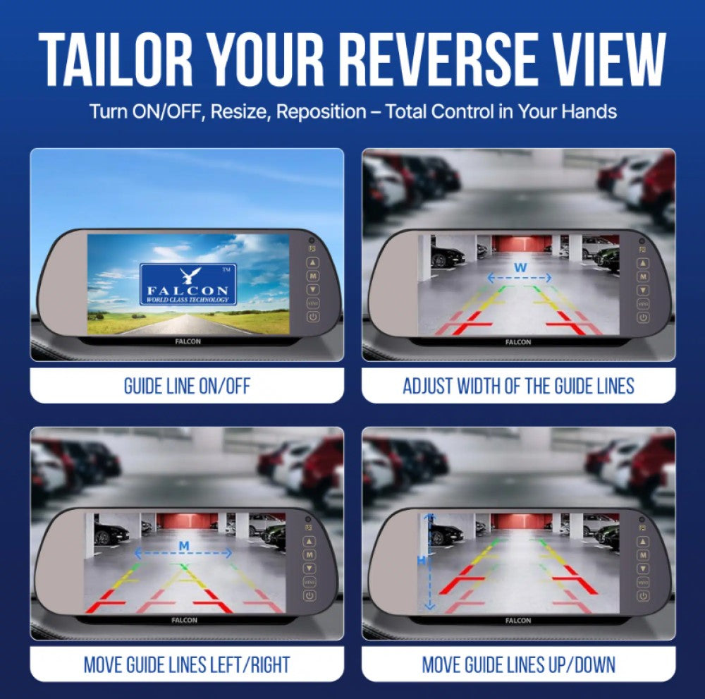Falcon Magnetic Wireless Rear Camera - White PENNINE LEISURE SUPPLIES