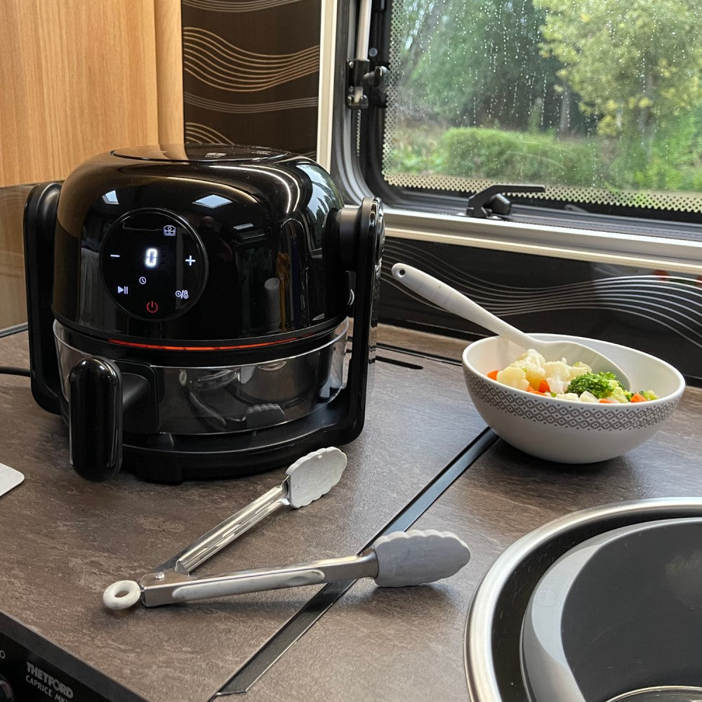 PLS 2L Digital Multi-Functional Air Fryer or Hob 800w Black Pennine Leisure Supplies