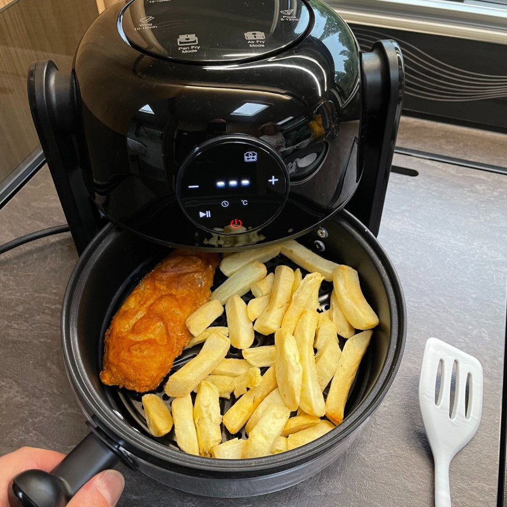 PLS 2L Digital Multi-Functional Air Fryer or Hob 800w Black Pennine Leisure Supplies