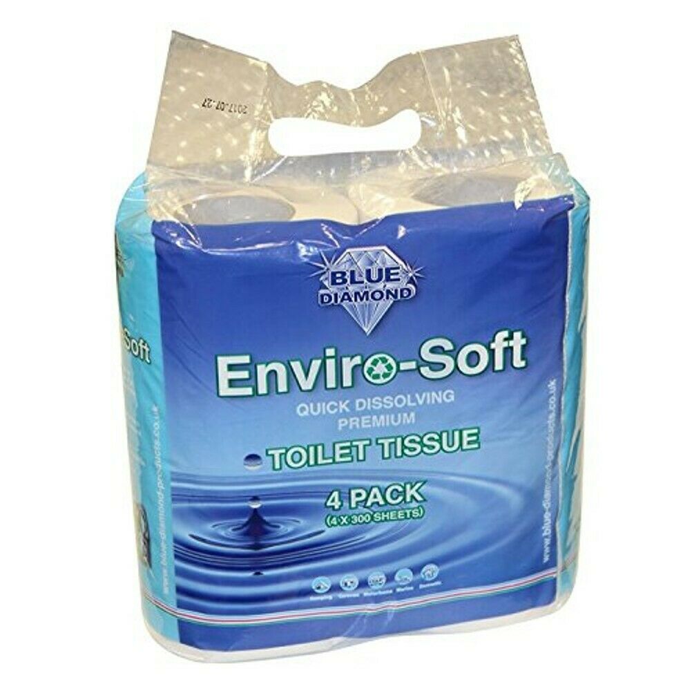 Blue Diamond Enviro-Soft Toilet Tissue - 4 Pk Blue Diamond