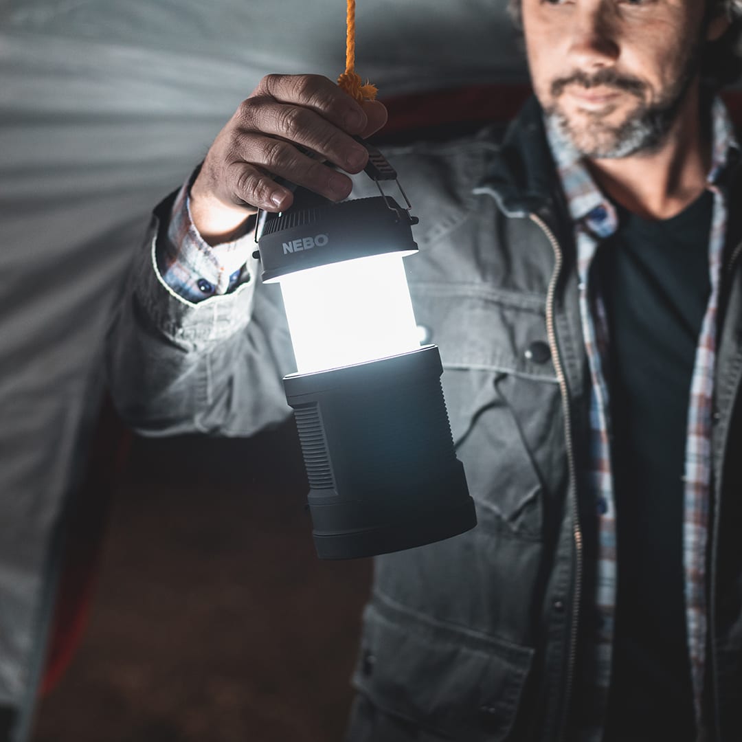 NEBO Big Poppy Rechargeable Lantern + Power Pack NEBO