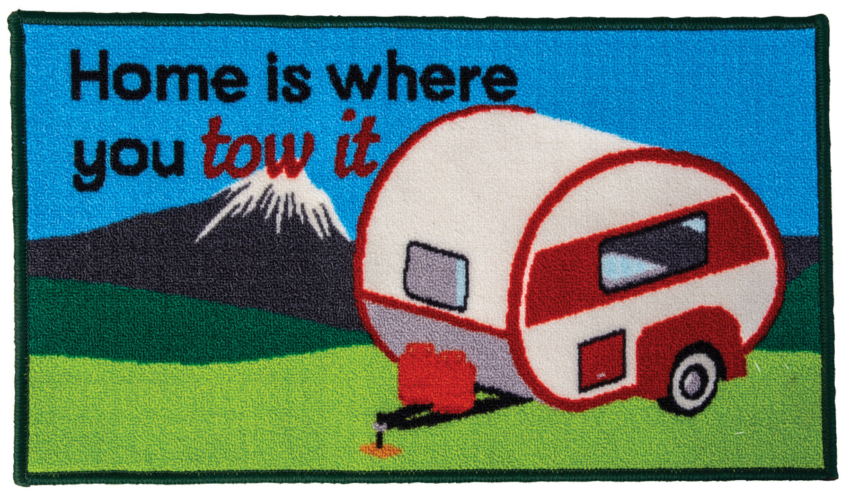Quest Loop Pile Home Is Where You Park It Caravan Mat Quest