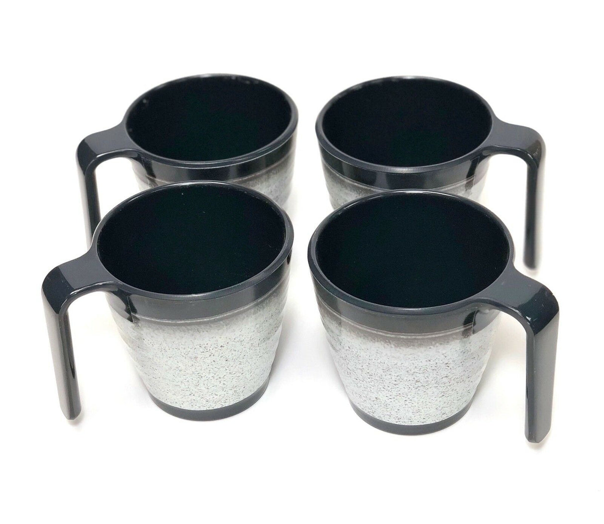 Flamefield Granite Grey Stacking Mug Set - 4 pack Flamefield