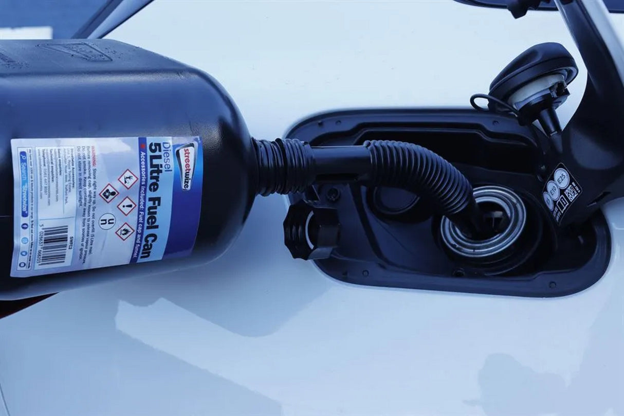 Streetwize Fuel Can Diesel Black 5Ltr Highbridge Caravan Centre
