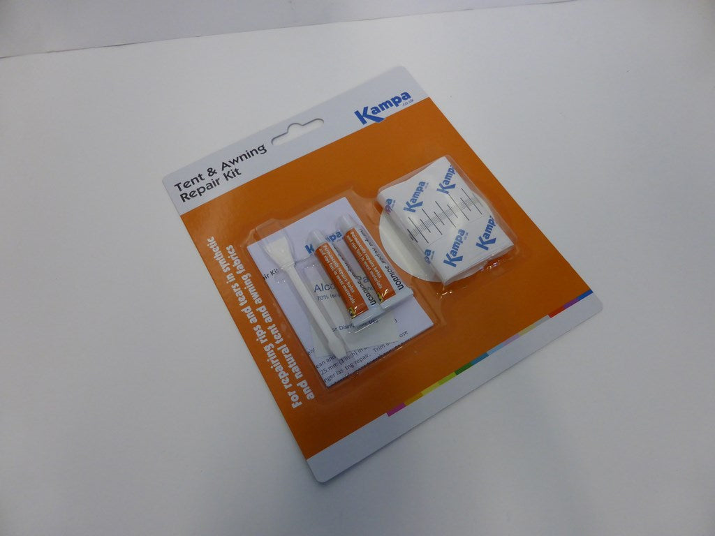 Kampa Tent And Awning Repair Kit Kampa Repair Tape And Solution Spatula Alcohol Wipe Quest