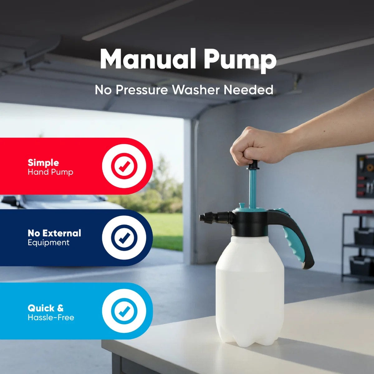 Streetwize Snow Foam Pump Sprayer - 2L Streetwize