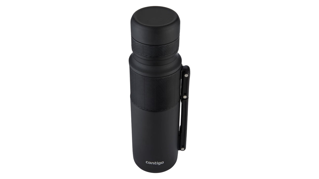 Contigo Thermal Bottle Stainless Steel 1200ml Black Highbridge Caravan Centre