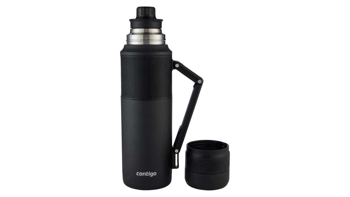Contigo Thermal Bottle Stainless Steel 1200ml Black Highbridge Caravan Centre