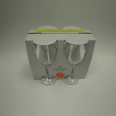 Flamefield Wine Goblets - Clear - 4 Piece Flamefield