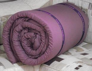 Duvalay Memory Foam Sleeping Bag Plum - 190cm x 66cm x 2.5cm DUVALAY