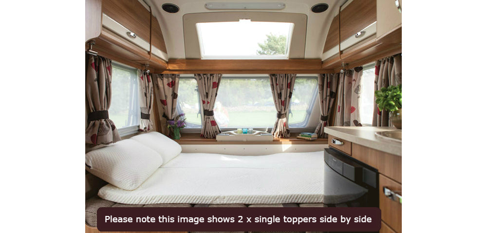 Duvalay Comfort Memory Foam Travel Topper - 190cm x 66cm x 5cm DUVALAY