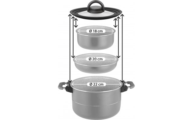 Brunner Fusion 7+1 Cookset 20cm Brunner
