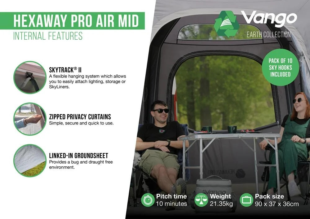 2026 Vango HexAway Pro Air Mid Shadow Grey VANGO