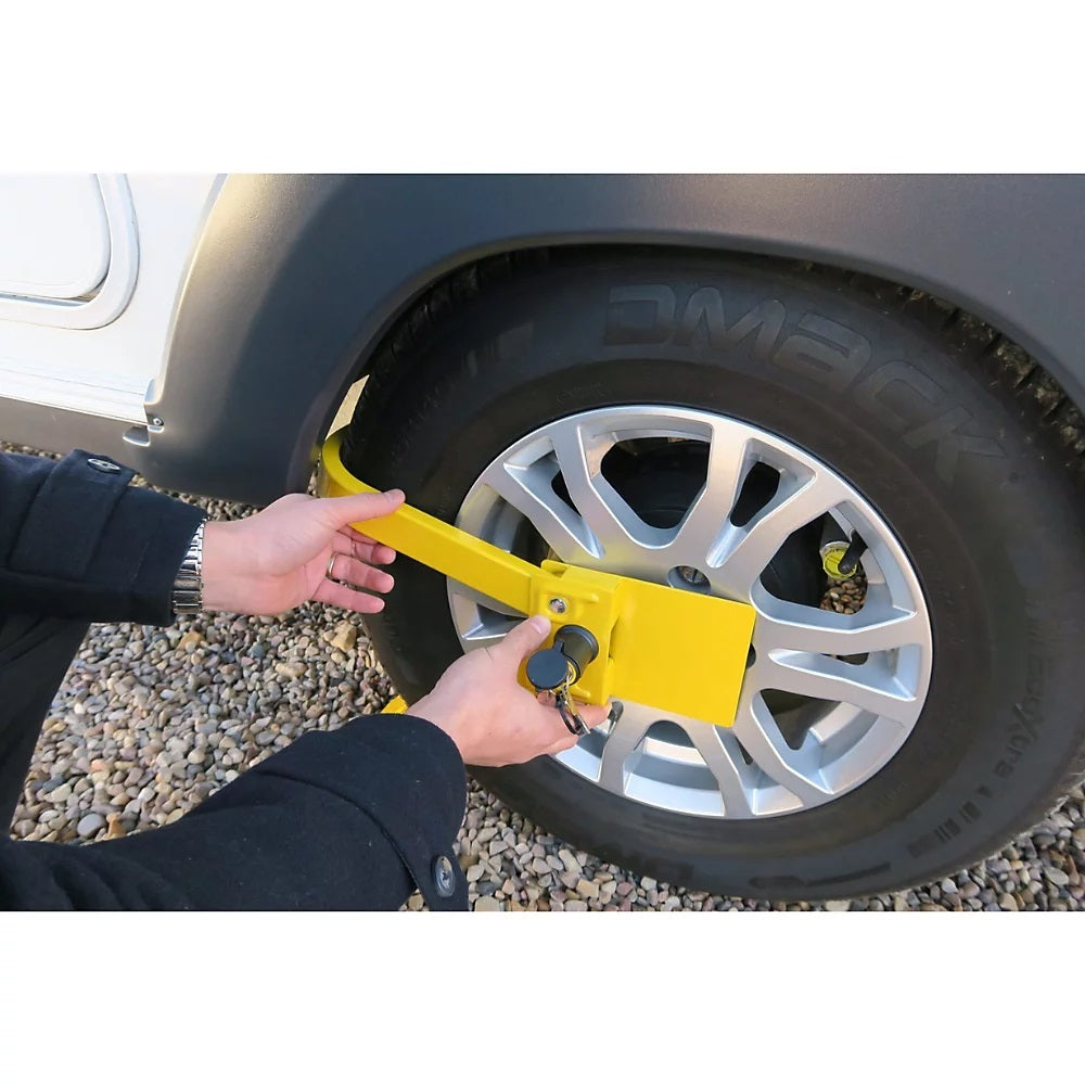 Milenco Lightweight Wheel Clamp - fits 13, 14 & 15 inch wheels Milenco