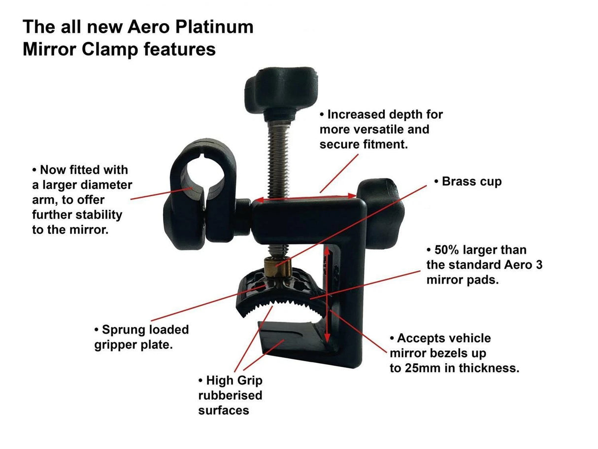 Milenco Limited Aero Platinum Mirror MILENCO