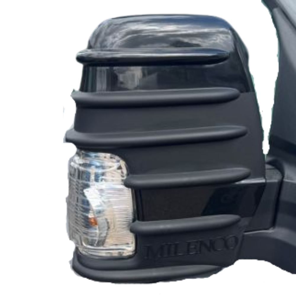 Milenco mirror protector x 2 Short Arm Ford Transit Black MILENCO