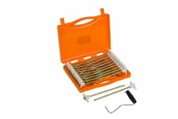 20 GLOW PEG SET & PULLER Highbridge Caravan Centre