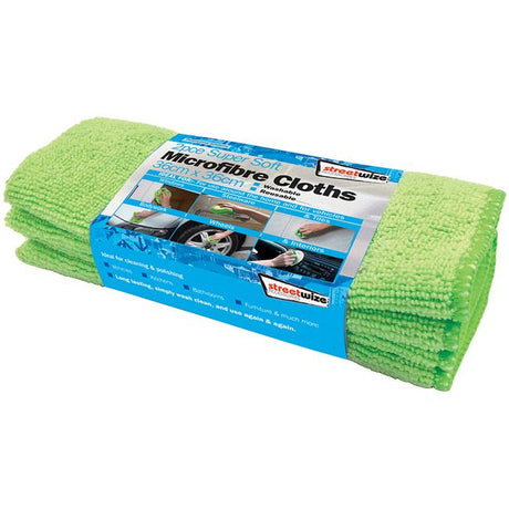 Microfibre Cloths 2Pk Streetwize