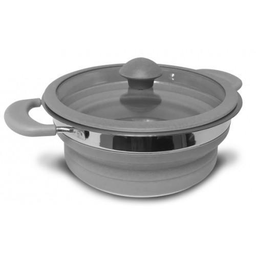 Kampa Folding Saucepan - Grey Kampa