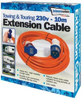 STREETWIZE 10M Camping Caravan Electric Extension Lead Streetwize
