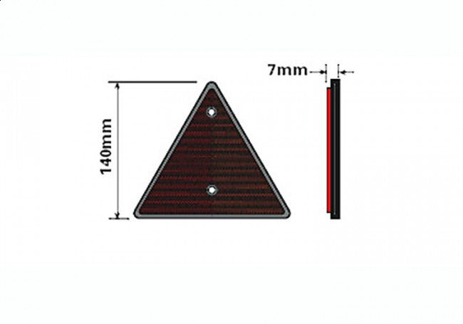 Maypole Red Reflective Triangles Maypole