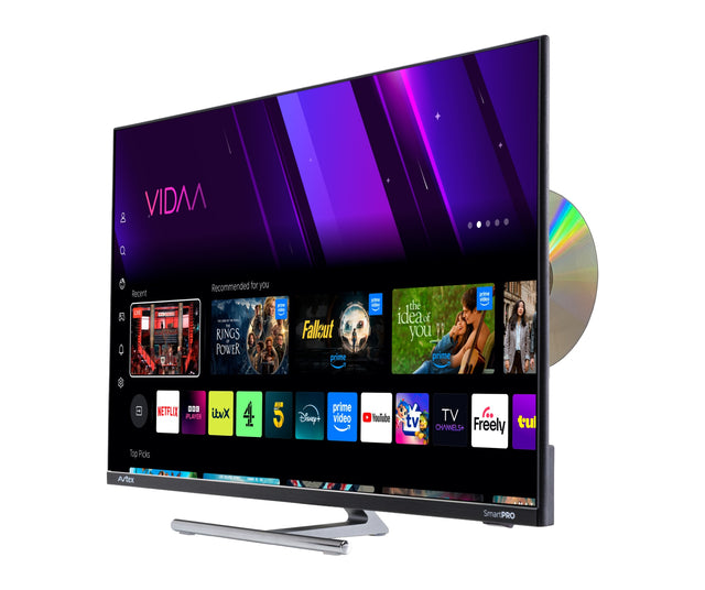 Avtex 21.5” Full Smart HD TV/DVD with Freely, Netflix, Amazon Prime, etc / HD Satellite Decoder Avtex