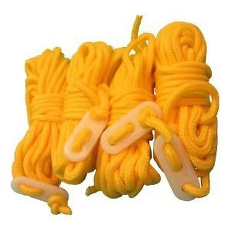 Grove Products Via Mondo Guyline Yellow 4 pk Via Mondo Outdoor