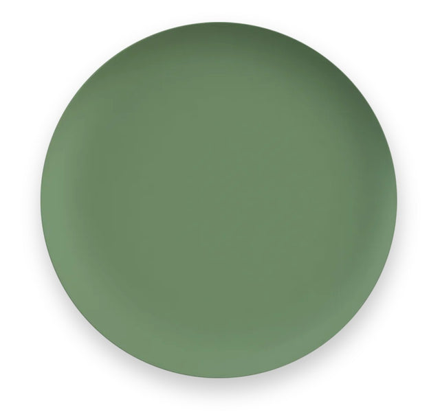 Eddingtons Mediterranean Garden Melamine Dinner Plate - Green Colour Stow Green