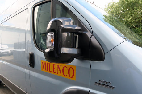 Milenco Short Arm Mirror Protector - Colour Black Milenco