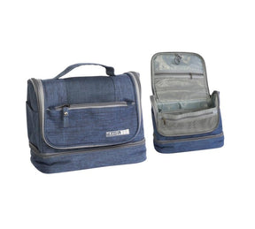 PLS Luxury Toiletry Bag with hanging hook and multiple storage pockets 24 x 20 x 13.5cm PENNINE LEISURE SUPPLIES