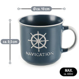 Nautical Pottery Mug - Assorted Otterdene