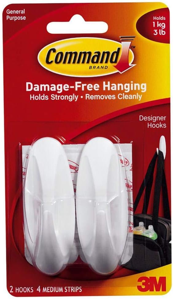 3M Command medium designer hooks Highbridge Caravan Centre