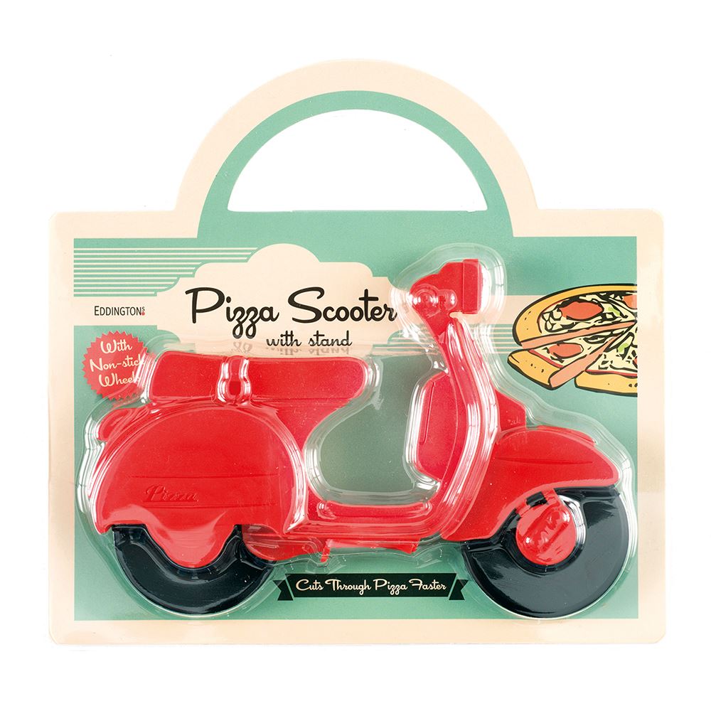 Pizza Scooter Cutter Stow Green