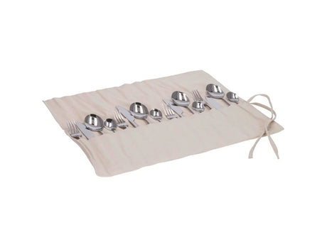 Travellife Altea 16 Piece Stainless Steel Cutlery Set In a Canvas Storage Bag Grove Products