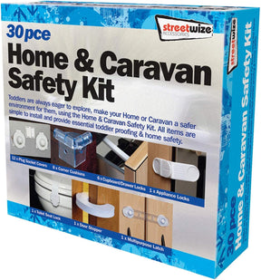 Streetwize 30 piece Home & Caravan Safety Kit Highbridge Caravan Centre