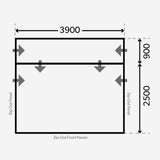 Dometic Rally AIR Pro 390 Driveaway Awning. Kampa