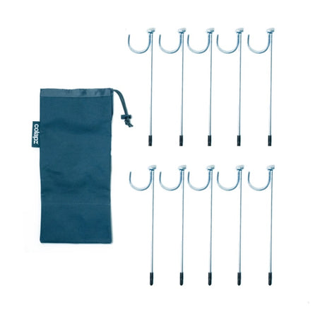 Colapz Flexi Pipe Rock Pegs - 10 Pack Pennine Leisure Supplies