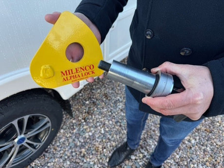 Alpha Wheel Lock Gold MILENCO
