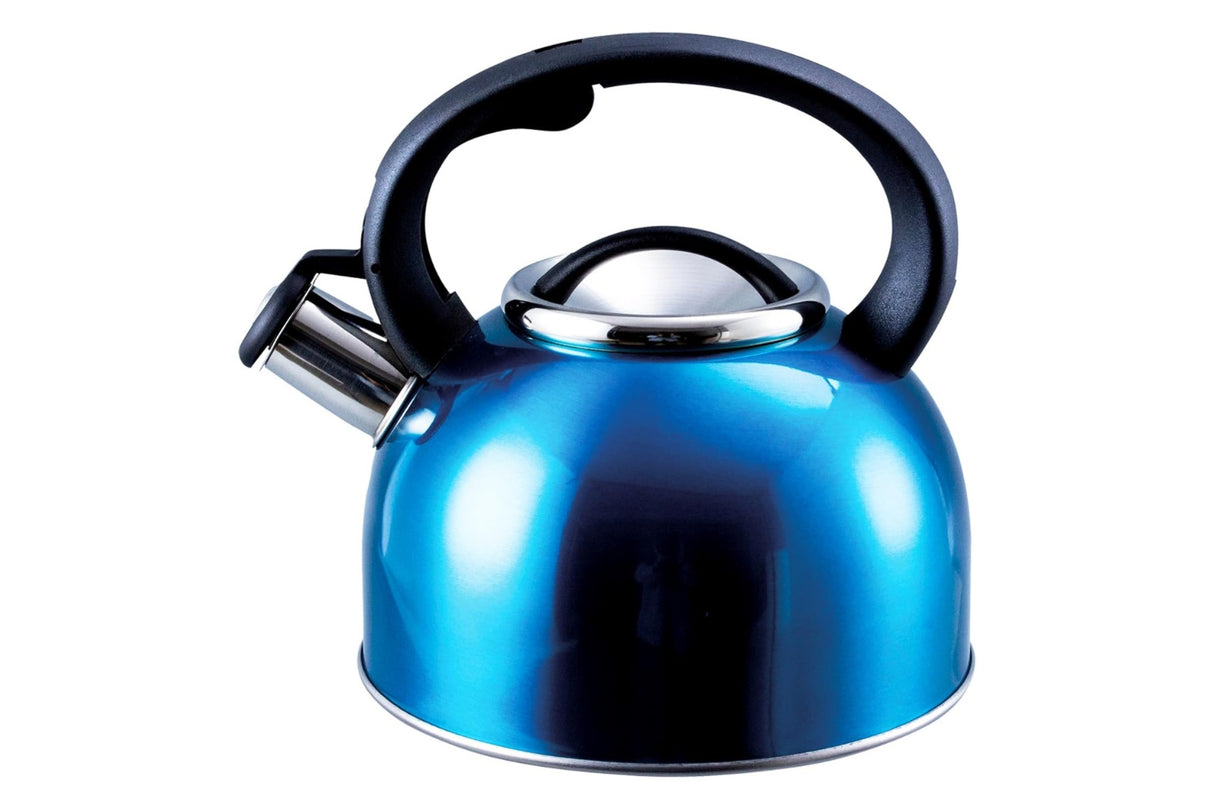 Liberty Leisure 2.5L Whistling Kettle BLUE Highbridge Caravan Centre