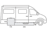 Isabella Draught Skirt Campervan ISABELLA