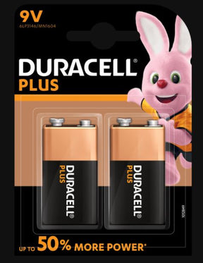 Duracell Plus Power 9V Battery Pack of 1 Duracell