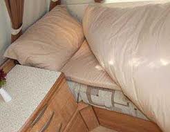 Duvalay Memory Foam Sleeping Bag Cappuccino - 190cm x 66cm x 2.5cm Duvalay