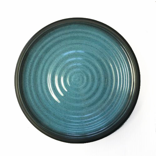 Granite Aqua Melamine Dinner Plate - 26.5cm Flamefield
