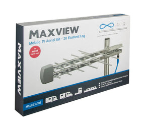 Maxview Mobile TV Aerial Kit – 20 Element Log Maxview