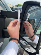 Mirror Protector x 2 Long/Short Fiat 2025 onwards White MILENCO