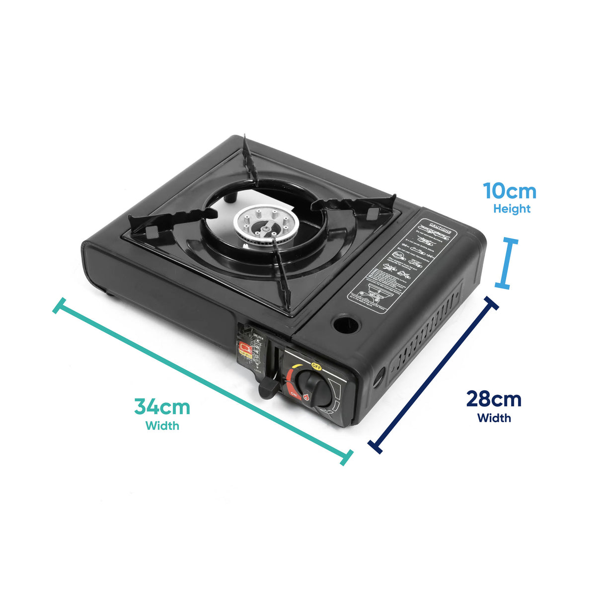 Streetwize Single Burner Portable Gas Stove Streetwize
