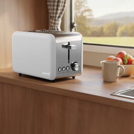 Leisurewize Sleek Toaster - Grey STREETWIZE