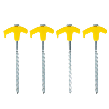 Streetwize Screw in Threaded HD Ground Pegs - 7.4x185mm Streetwize